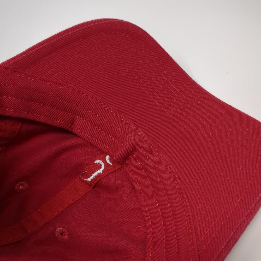 Js Simplot Livestock Co Slideback Hat Red One Siz… - image 8